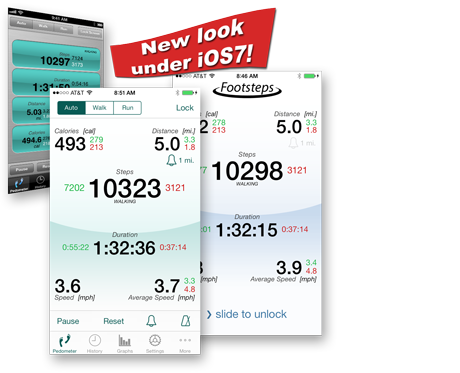 iPhone Pedometer - Calorimeter