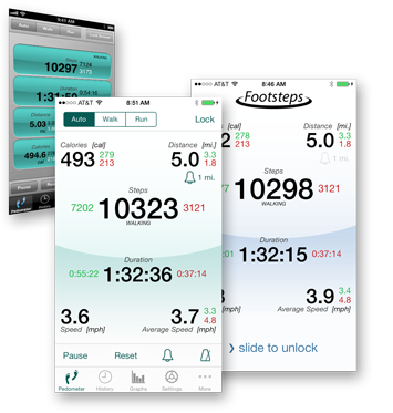 iPhone Pedometer - Calorimeter